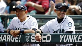 川崎宗則和鈴木一朗。（圖／美聯社／達志影像）