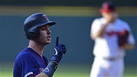 Max Kepler全壘打。（圖／美聯社／達志影像）