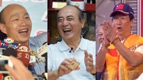 王金平,郭台銘,韓國瑜 圖/資料照