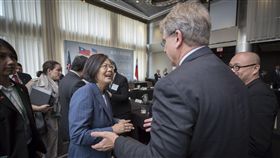 蔡英文總統過境紐約並出席台美企業高峰會。（圖／總統府提供）