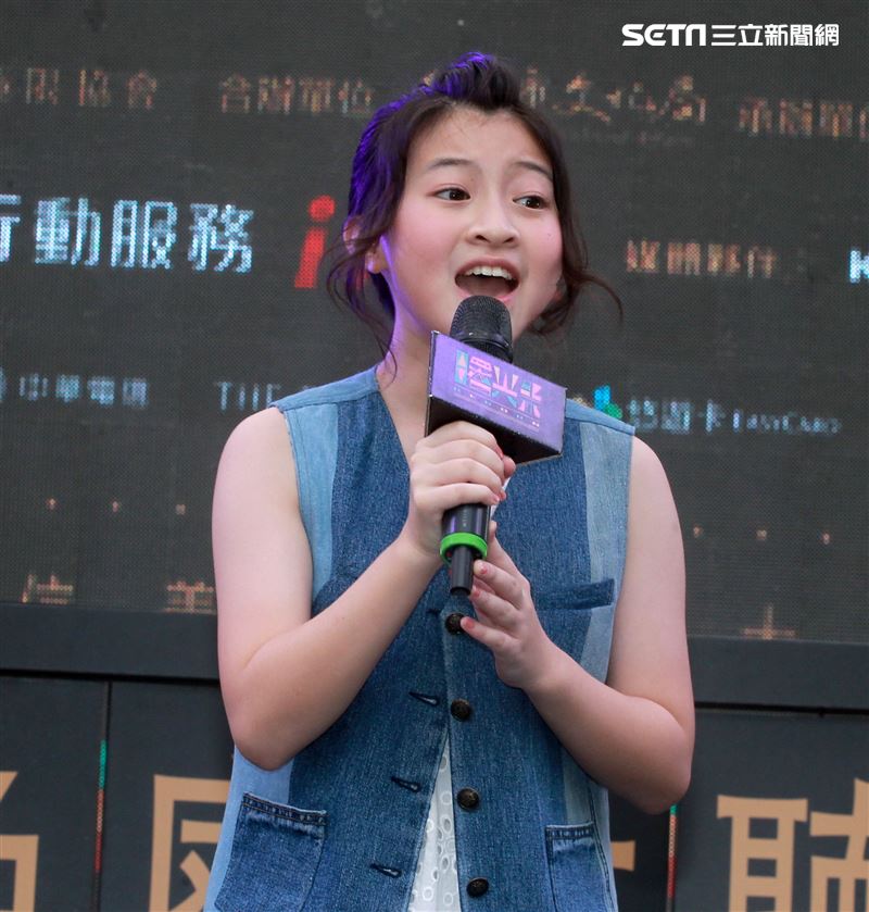 泰國音樂神童Gail演唱「曙光祭」宣傳曲。（記者邱榮吉/攝影）