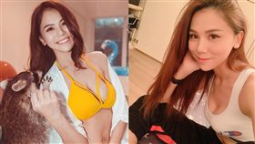  蕾拉,小鄧紫棋,比基尼,腋毛,毛叢叢／翻攝自蕾拉IG