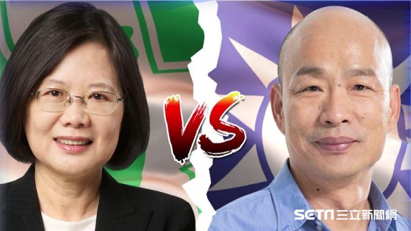 民調／小英狠甩韓50%！首投一面倒