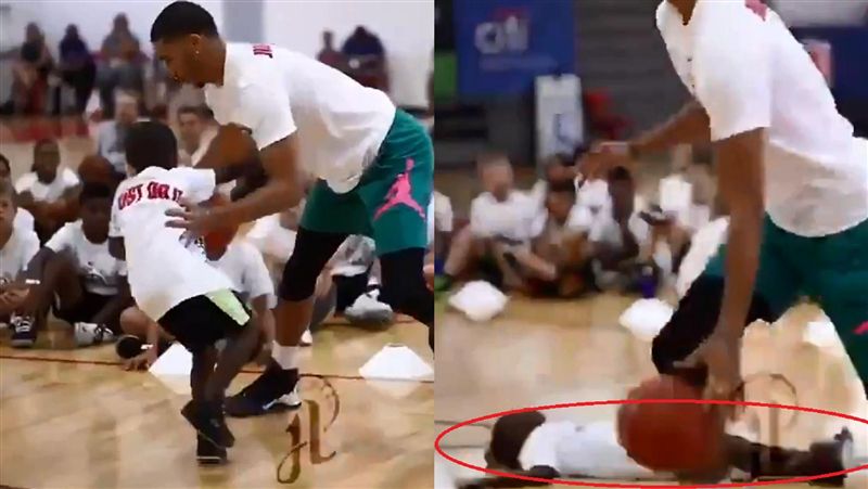 NBA／塔圖姆「無情」推倒小孩暴扣
