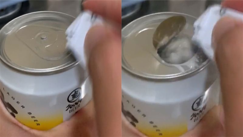 易開罐拉環斷掉！A4紙神救援影片曝