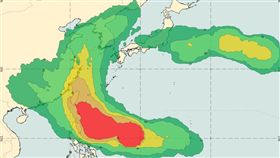 侵台機會大增！準颱丹娜絲恐成「穿心颱」　週四週五全台雨 圖翻攝自天氣風險臉書