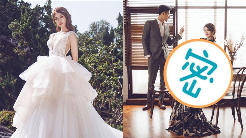 三點僅用蕾絲遮！正妹主播穿透明婚紗