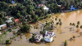 印度,雨季,暴雨,洪水,土石流