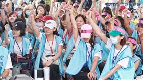 長榮空服員罷工第6天,空服員,長榮,空姐,罷工，圖／記者林士傑攝影