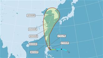 丹娜絲最快午陸警！花東、南部防豪雨