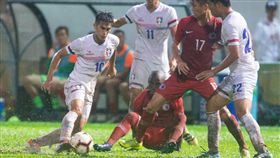 ▲中華男足在旺角大球場戰勝香港。（圖／香港足總提供）