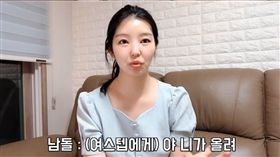 金水達親眼目睹女團玩吐口水誰準的遊戲。（圖／翻攝自YouTube）