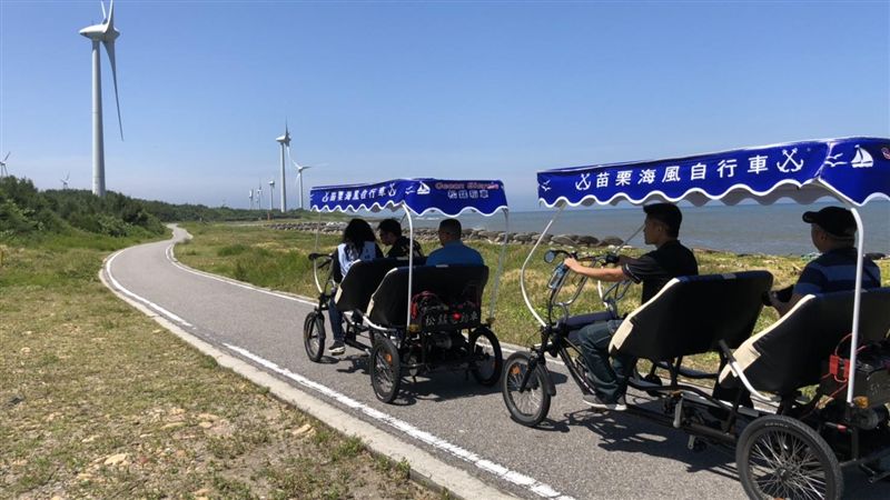 苗縣推慢魚海岸　濱海自行車添亮點