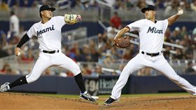 ▲山本喬丹（Jordan Yamamoto）竄起，陳偉殷本季恐難回先發。（圖／美聯社）