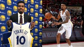 NBA／湯神養傷　勇士首輪秀想上位 NBA,金州勇士,Jacob Evans 翻攝自推特
