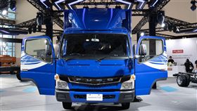 ▲純電商業車FUSO eCanter台灣首演。（圖／臺灣戴姆勒亞洲商車提供）