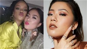 王菊,蕾哈娜（圖／翻攝自微博）