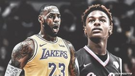 NBA／皇子是巨星？詹皇推特親回應
NBA,洛杉磯湖人,LeBron James,兒子,Bronny
翻攝自推特