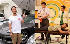 藝人高山峰、老婆Sara結婚後、一對子女。翻攝臉書