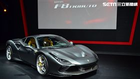 ▲Ferrari最新的V8中置引擎戰將F8 Tributo。（圖／鍾釗榛攝影）