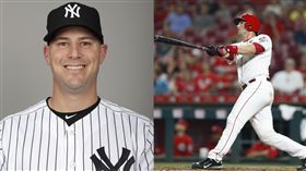 ▲拉凡威（Ryan Lavarnway）遭洋基釋出轉戰紅人，首戰單場雙響砲6分打點。（圖／美聯社）