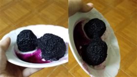 幫媽清冰箱！她挖出2顆拳頭大「惡魔丸子」：超硬　神秘本體驚呆眾人(圖/翻攝自爆廢公社)