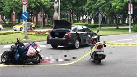 轎車,機車,車禍,監視器,台北市