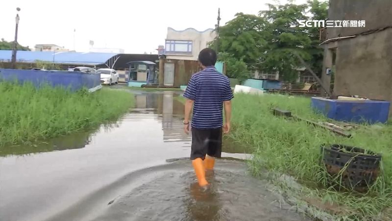韓國瑜戶籍地林園　積水仍有35公分