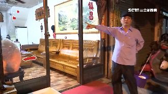 玻璃全破！里長、社發會理事長互叫囂