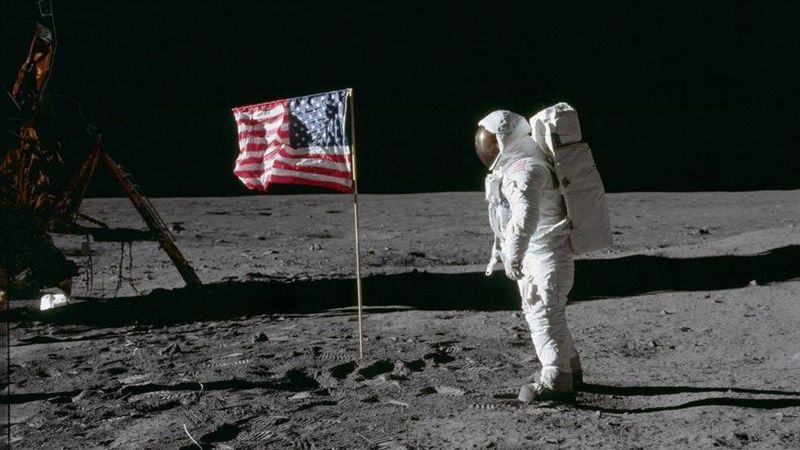 阿波羅11號登月成功  蔣介石祝詞長留月球
