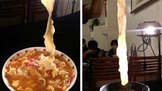 這條麵號稱巨無霸！皮帶麵一碗一條！