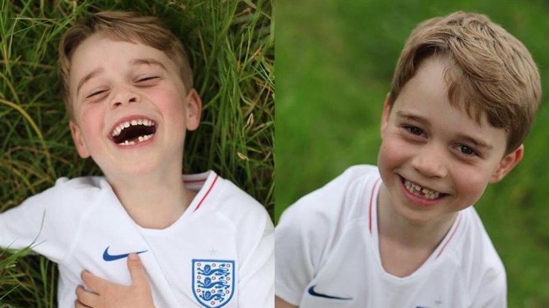喬治王子滿6歲　英王室公布超萌照片