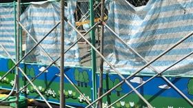 台北,內湖,康樂街,工人,墜樓（圖／翻攝畫面）