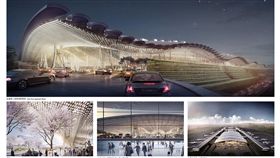 第三航廈驚艷造型變棘手問題桃園國際機場第三航廈由知名的英國團隊設計，原期待成為國際標竿機場，但主體工程流標3次；桃機公司表示，驚艷的造型現在變成棘手問題，若不變更設計，主體工程會蓋不下去，因為根本沒有營造商敢來投標。（取自桃機公司網站）中央社記者汪淑芬傳真　108年7月21日