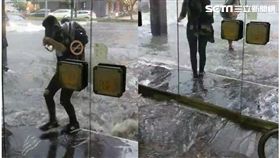 台北,豪雨,積水,忠孝東路,敦化南路