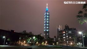 台北,101大樓,墜樓,吊籠,施工,吊掛作業（圖／記者陳怡靜攝）