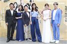 公視時代生活劇《苦力》首映記者會主演傅子純、黃文星、蔡昌憲、田羽安（原名陳怡嘉）、林玟誼、白家綺。（記者林士傑/攝影）