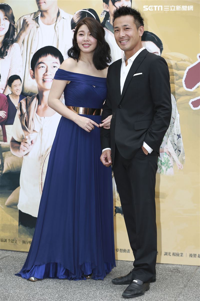 公視時代生活劇《苦力》首映記者會主演傅子純、白家綺。（記者林士傑/攝影）