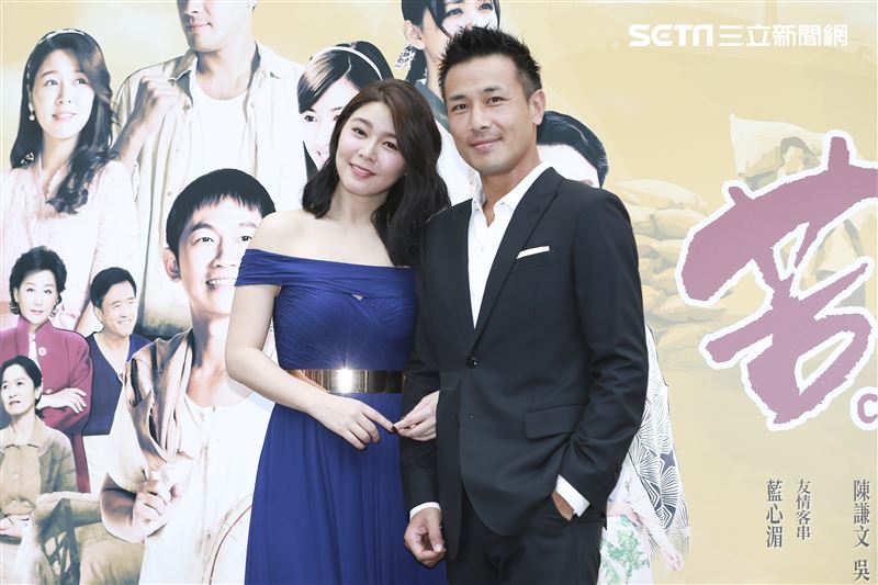 公視時代生活劇《苦力》首映記者會主演傅子純、白家綺。（記者林士傑/攝影）