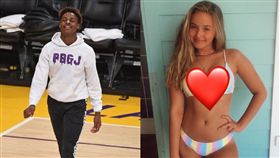 NBA／詹皇子交女友了！身材超驚人 NBA,洛杉磯湖人,LeBron James,Bronny James Jr.,女友