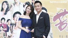 公視時代生活劇《苦力》首映記者會主演傅子純、白家綺。（記者林士傑/攝影）