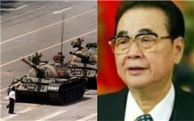 惡貫滿盈！六四經歷者：李鵬居然善終（合成圖／翻攝自微博、推特）