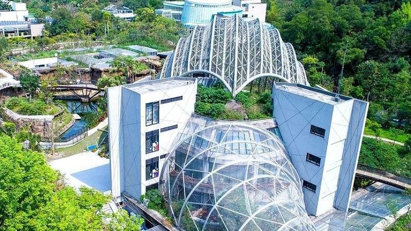 木柵動物園新熱帶雨林館　穿山甲造型