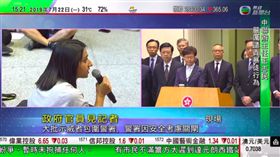 利君雅，林鄭月娥，白朗，無差別攻擊，白衣人，反送中。翻攝自Youtube