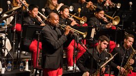 美國國家青年爵士樂團訪台　月底台中演出美國國家青年爵士樂團（National Youth Orchestra Jazz）集結全美各州最優秀青年爵士音樂家，盼以音樂為橋梁，連結世界，30日將在台中國家歌劇院演出。（牛耳藝術提供）中央社記者趙靜瑜傳真　108年7月23日