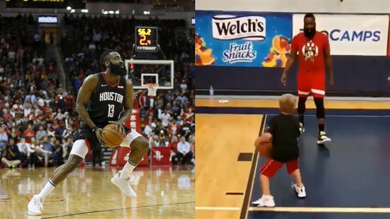 NBA／小朋友「雙重後撤步」吃哈登