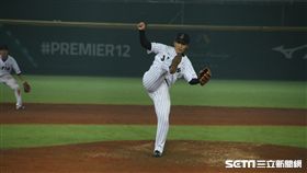 12強日本隊則本昂大(圖／記者王怡翔攝)