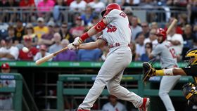 ▲紅雀2局上3轟5支二壘安打攻下9分。（圖／美聯社）