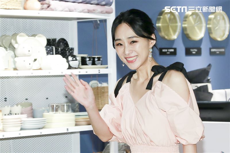 吳可熙擔任Bloomingville概念店一日店長。（圖／記者林士傑攝影）
