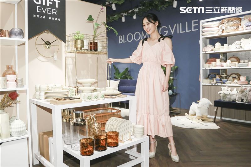 吳可熙擔任Bloomingville概念店一日店長。（圖／記者林士傑攝影）